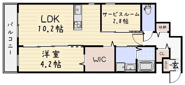 ＡｌｉＳＳ堺町の間取り