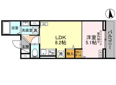 グラナーデ東新町の間取り