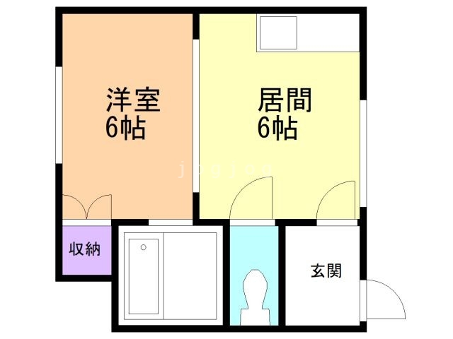 第５三星荘の間取り