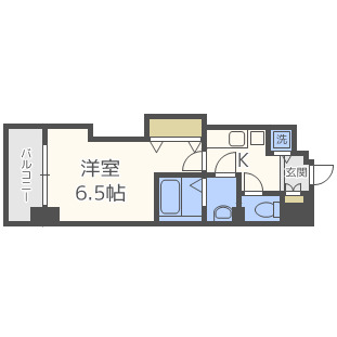 Luxe難波西Iの間取り