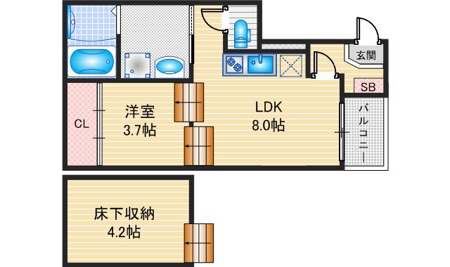 アレイア本陣の間取り