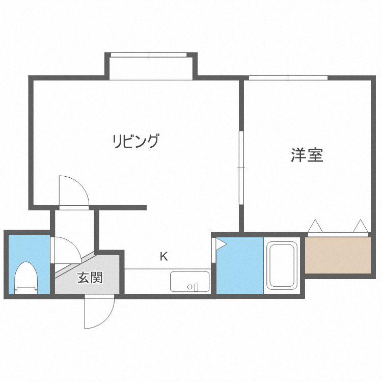 【パールマンションの間取り】