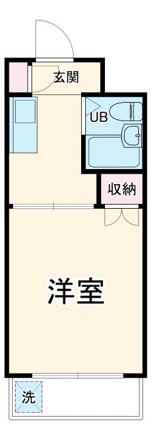 横浜市神奈川区浦島町のマンションの間取り