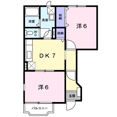 カーサすみれ野の間取り