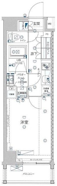 GENOVIA板橋west　green　veilの間取り