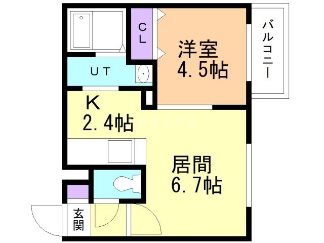 エクセレント麻生の間取り