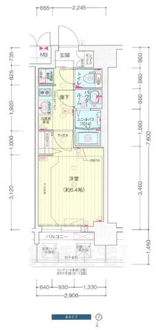 プレサンス西中島南方セレストの間取り