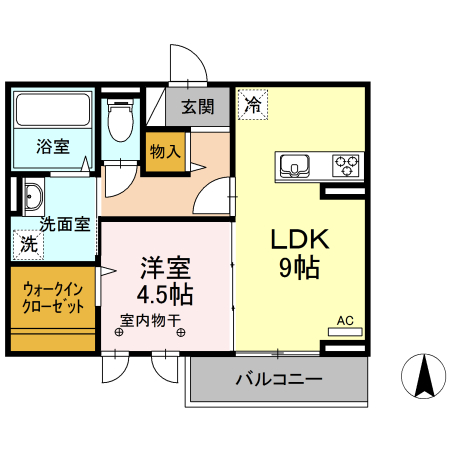 ＬＦハイムIIの間取り