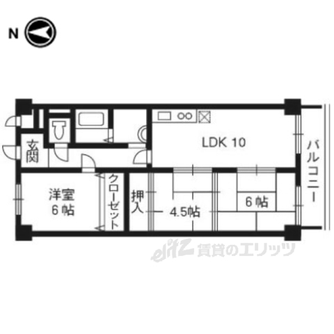 ラ・メゾンボヌールの間取り