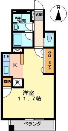 アクシルコート石倉町の間取り