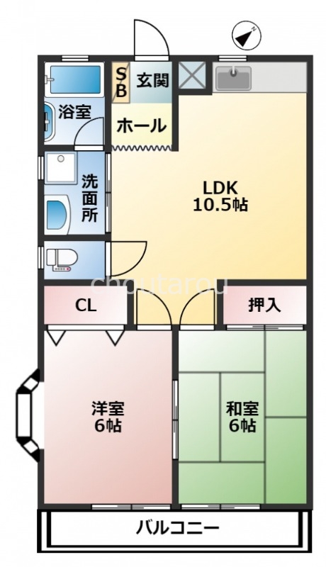 サンヒルズの間取り