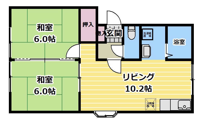 チェリーステーションIの間取り