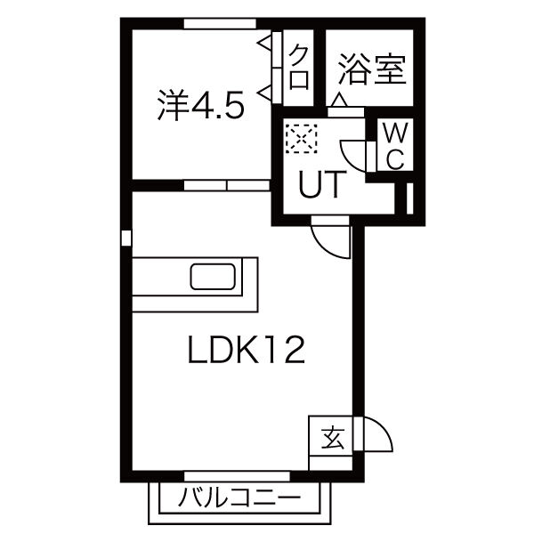 リバーサイド花長の間取り