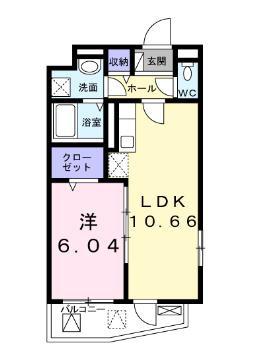 カメリアY2　4Fの間取り