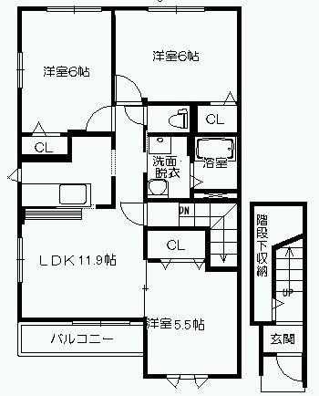 プルミエールの間取り