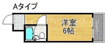 泉佐野市羽倉崎上町のマンションの間取り