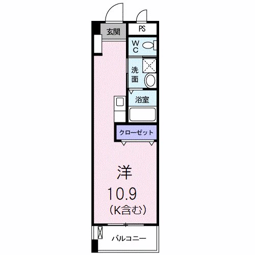 那覇市上之屋のマンションの間取り