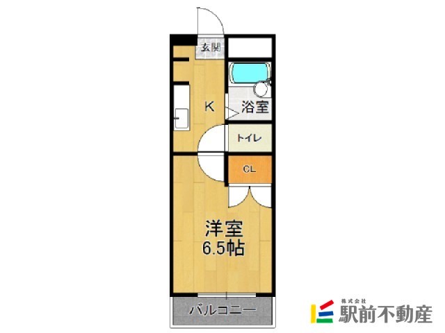 小郡市大保のマンションの間取り