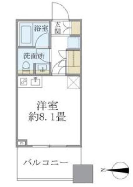 品川区大井のマンションの間取り