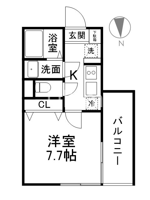 （仮称）STANDZ衣笠街道町の間取り