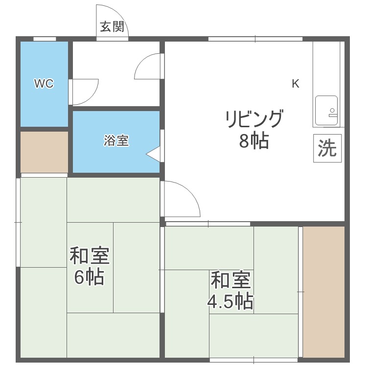 トキワビレッジの間取り