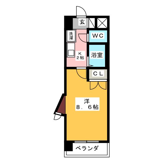 フラワール駒方の間取り