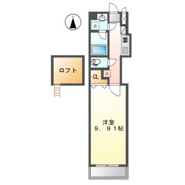 パルティール豊国通の間取り