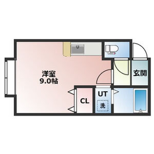 札幌市北区あいの里一条のアパートの間取り