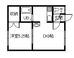 ドリームハイツ友光１号館の間取り