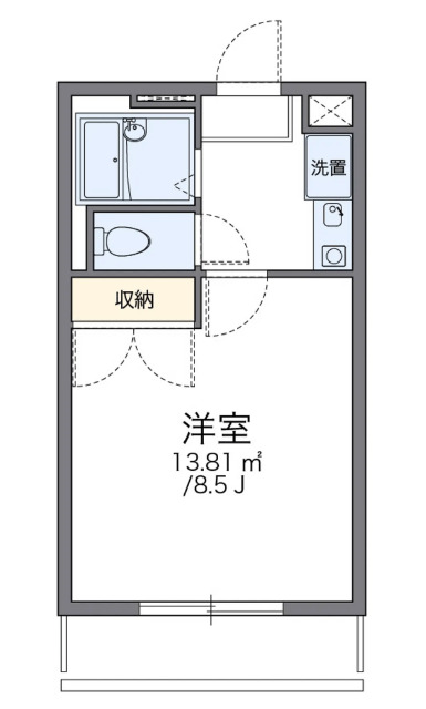 セゾン宮下の間取り