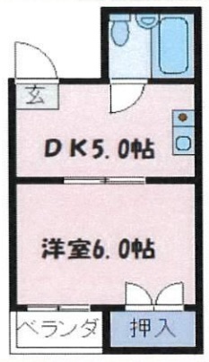 大阪市平野区平野宮町のマンションの間取り