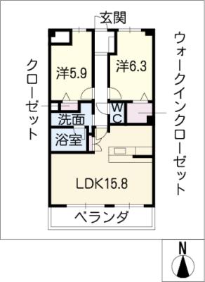 THE PARK TOKINOTERRACEの間取り