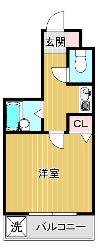 太宰府市朱雀のマンションの間取り