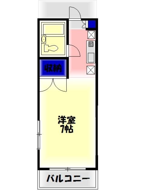 神奈川県藤沢市湘南台５（マンション）の賃貸物件の間取り