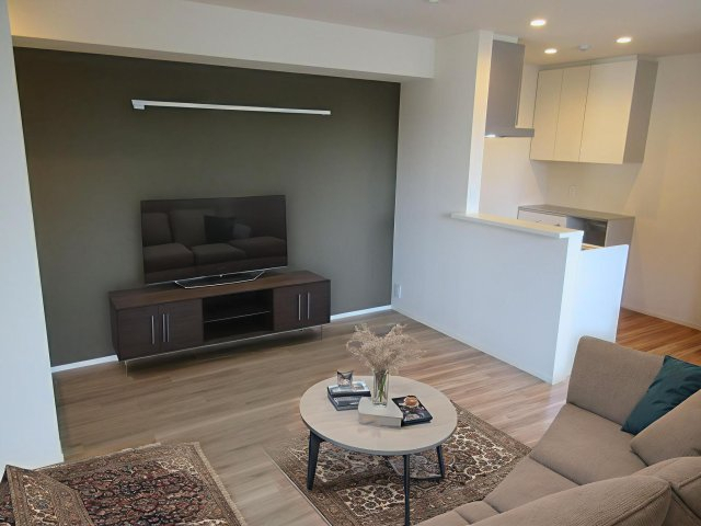 居室・リビング　CG家具の為、実際は家具がつきません