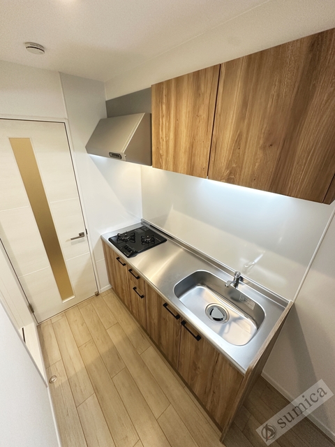 キッチン　２口システムキッチン・お料理もグレードアップ♪