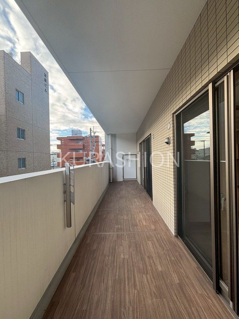 バルコニー　２号室タイプの写真になります。