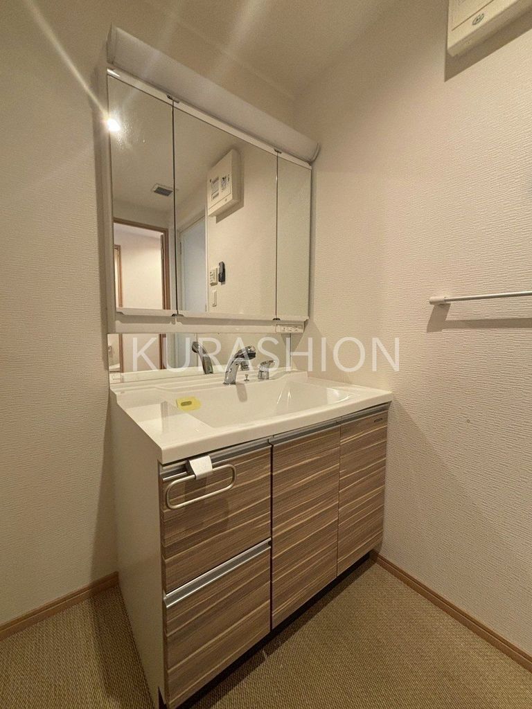 洗面設備　２号室タイプの写真になります。