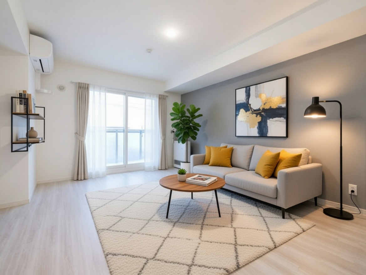 居室・リビング　家具はイメージです