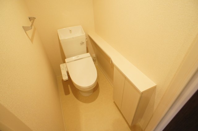 トイレ　ゆったりとした空間のトイレです