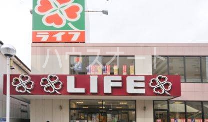 スーパー　ライフ亀戸店（スーパー）まで376m