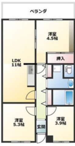 グランレナジア姫路の間取り写真