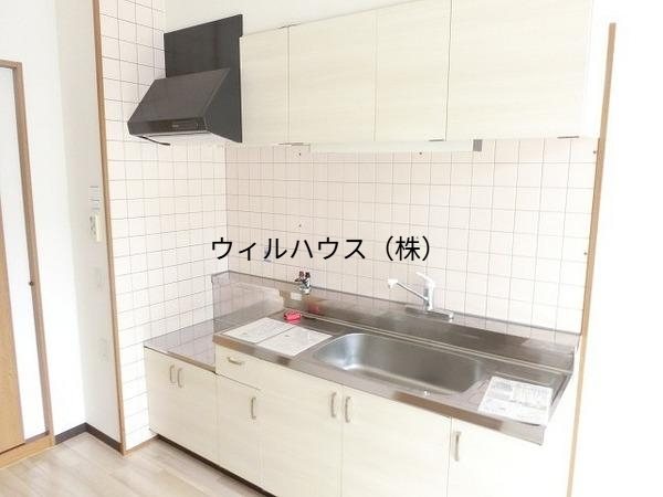 キッチン　ガスコンロ設置可！
