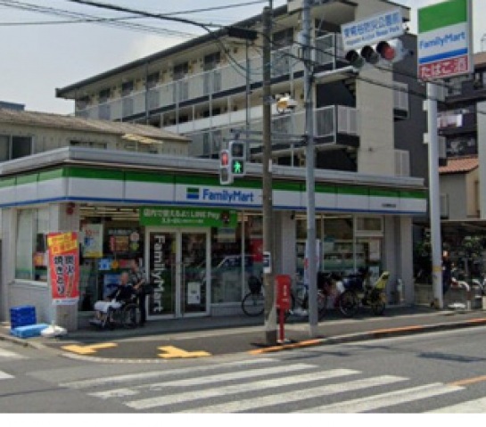 コンビニ　ファミリーマート大田東糀谷店（コンビニ）まで610m