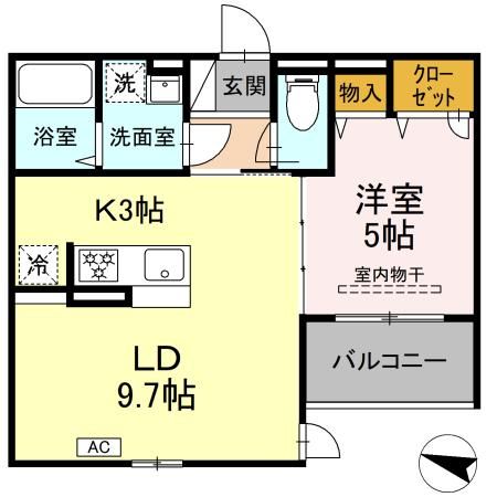 D-ROOM NAGOMIの間取り写真