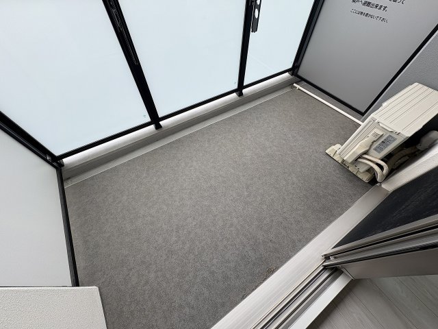 バルコニー　開放的で明るい空間を演出してくれるバルコニーです