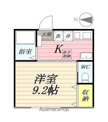 小田急江ノ島線 高座渋谷駅 徒歩3分 2階建 築14年の間取り写真