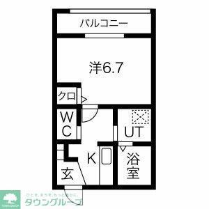 ＪＲ京浜東北線 大宮駅 徒歩18分 3階建 築8年の間取り写真