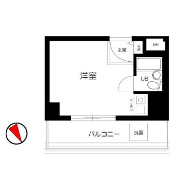 東京メトロ丸ノ内線 中野坂上駅 徒歩11分 5階建 築44年の間取り写真