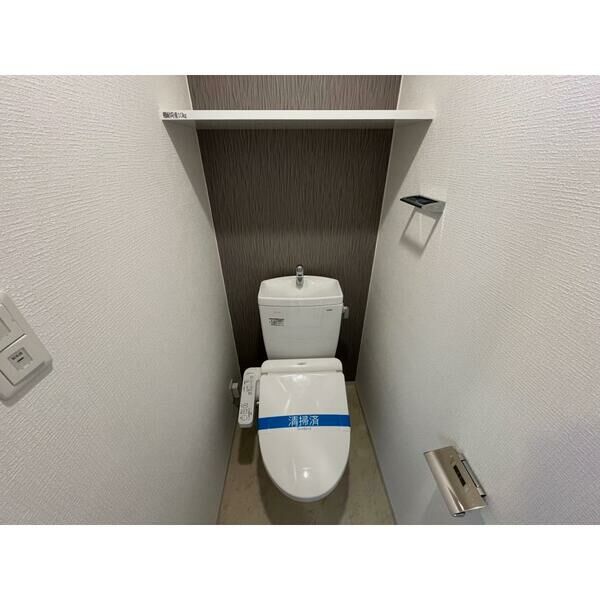 名鉄瀬戸線 清水駅 徒歩5分 13階建 築6年のトイレ写真